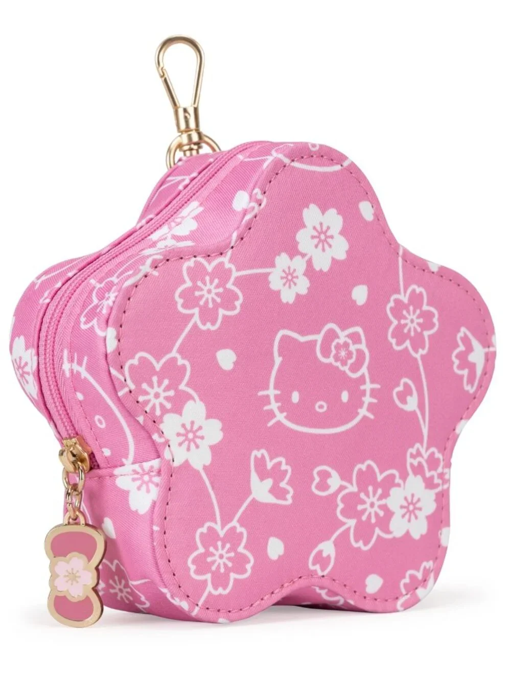 Hello Kitty x JuJuBe Cherry Blossoms Flower Mini Bag Organizer Travel Pouch NWT